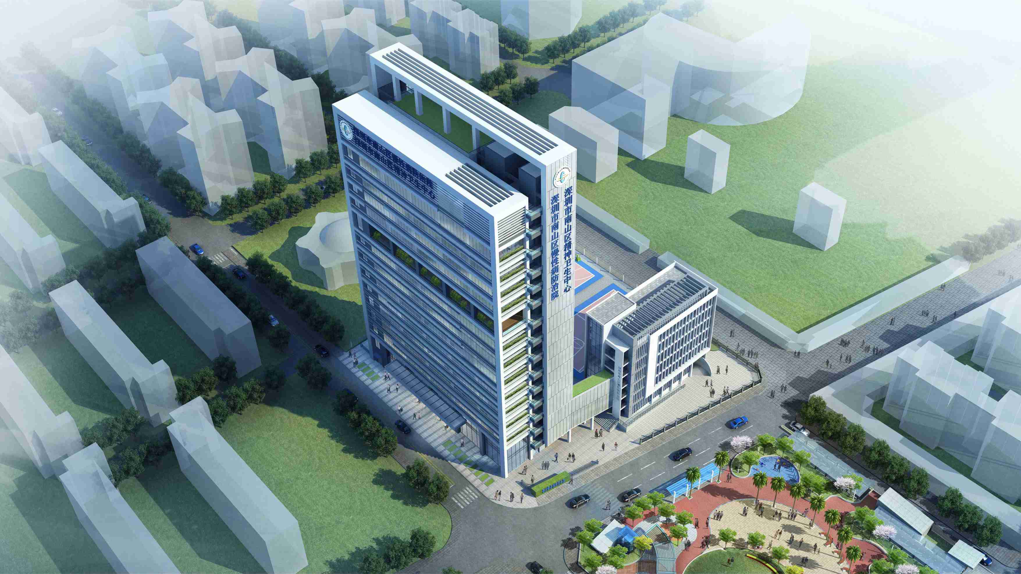 深圳南山慢病医院标识设计制作安装工程