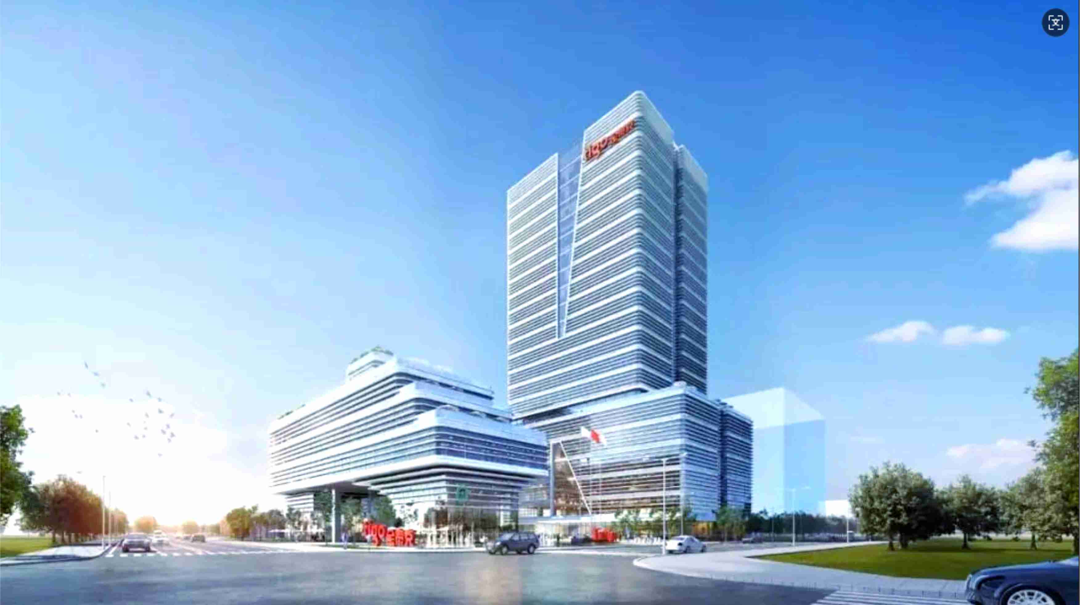 深圳金泰克大厦幕墙发光字制作安装工程